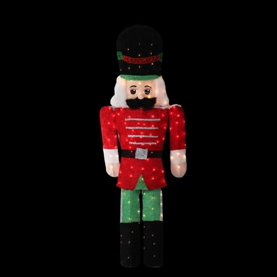 Northlight 6' Pre-Lit Candy Cane Lane 2-D Toy Soldier Christmas Outdoor Decor 3 Northlight 6' Pre-Lit Candy Cane Lane 2-D Toy Soldier Christmas Outdoor Decor