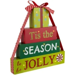 Northlight Lighted "Tis The Season To Be Jolly" Christmas Decoration - 11.75" -Home decor GUEST 33021615 817e 4437 93f1 b0f5de4bd14a
