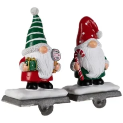 Northlight Santa Gnomes Christmas Stocking Holders - 6.25" - Set Of 2 -Home decor GUEST 37d60b73 8aa2 4203 ae68 5516d8319828