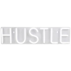 Northlight 20โ Bright White Neon Style Hustle LED Lighted Wall Sign