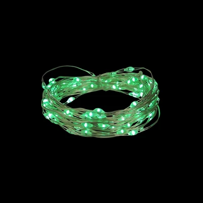 Northlight 100ct Micro Fairy Christmas Lights - 16ft - Green LED - Copper Wire 4 Northlight 100ct Micro Fairy Christmas Lights - 16ft - Green LED - Copper Wire - Image 2