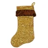 Northlight 19" Gold Sequined Floral Venetian Style Ruffle Cuff Christmas Stocking 2 Northlight 19" Gold Sequined Floral Venetian Style Ruffle Cuff Christmas Stocking -Home decor GUEST 3bd87e52 4f58 4325 8d3c f8e2cb6dce4a