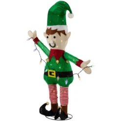 Northlight 34.25" LED Lighted Elf Holding Christmas Lights Outdoor Yard Decoration 11 Northlight 34.25" LED Lighted Elf Holding Christmas Lights Outdoor Yard Decoration -Home decor GUEST 3c61dae8 7529 4ed1 80b7 136d583704d4