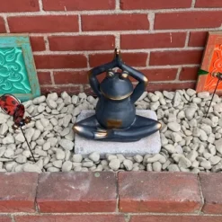 Northlight 12" Yoga Frog In Prayer Position Outdoor Garden Statue -Home decor GUEST 41731c7c 0f9f 4723 b7e2 fbb74f95dace
