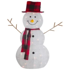 Northlight Lighted Tinsel Snowmen Family Christmas Yard Decorations - Clear Lights - Set Of 2 12 Northlight Lighted Tinsel Snowmen Family Christmas Yard Decorations - Clear Lights - Set Of 2 -Home decor GUEST 42f43a12 ef4d 405e ad1b 5a64d9d826ce