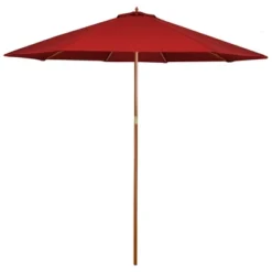 Northlight 8.5ft Outdoor Patio Market Umbrella With Wooden Pole, Red 9 Northlight 8.5ft Outdoor Patio Market Umbrella With Wooden Pole, Red -Home decor GUEST 436cd2d9 d8c1 4497 b4e1 2c6fd286af9f