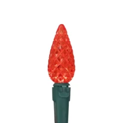 Northlight 70-Count Red LED Faceted C6 Christmas Light Set, 23ft Green Wire -Home decor GUEST 43dbbddf 47c7 4b9a 9cb5 8affe986bc9b