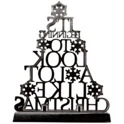 Northlight "It's Beginning To Look A Lot Like Christmas" Metal Tree Stocking Holder - 6.5" 11 Northlight "It's Beginning To Look A Lot Like Christmas" Metal Tree Stocking Holder - 6.5" -Home decor GUEST 4477a55c 38ff 43b8 9e34 1d0367f068ac