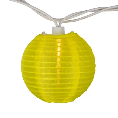 Northlight Round Lantern Indoor Outdoor Patio String Light Set - 7.25' White Wire - 10ct 7 Northlight Round Lantern Indoor Outdoor Patio String Light Set - 7.25' White Wire - 10ct - Image 5