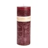 Northlight 9" Wine Red Traditional Cylindrical Outdoor Pillar Candle -Home decor GUEST 46d81086 2e27 4d5b a43f 6c1abd00c75b