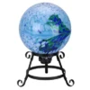 Northlight 9.25" Black Scroll Designed Garden Gazing Ball Outdoor Patio Stand -Home decor GUEST 478dce22 e166 4e86 8f19 0beb2426109d