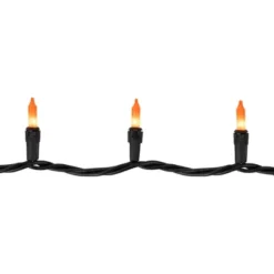 Northlight Mini Christmas Light Set - Orange - 20.25' Black Wire - 100ct 8 Northlight Mini Christmas Light Set - Orange - 20.25' Black Wire - 100ct -Home decor GUEST 47902342 b66d 4183 9eba 82ea4d64207b
