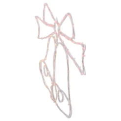 Northlight 23" LED Lighted Bow 4 Function Christmas Window Silhouette -Home decor GUEST 48110f55 b238 4909 a40b 4ed90691cdf3