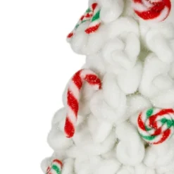 Northlight Plush Tree With Peppermint And Candy Canes Christmas Decoration - 16.5" -Home decor GUEST 49365f71 0656 4a9f bffd ae3cadedd105