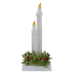 Northlight 9" Battery Operated LED Lighted Candle Christmas Stocking Holder -Home decor GUEST 497f06fa bc08 4b10 b0b6 7bd389ec9c00