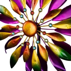Northlight Mardi Gras Flower Outdoor Pinwheel Garden Stake - 4.5' 11 Northlight Mardi Gras Flower Outdoor Pinwheel Garden Stake - 4.5' -Home decor GUEST 49c91448 005a 4155 94dd bd9a84e352ec