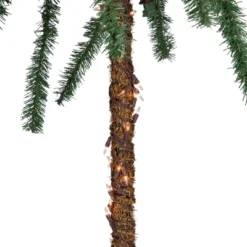 Northlight 6' Pre-Lit Artificial Tropical Outdoor Patio Palm Tree - Clear Lights -Home decor GUEST 4e36fa53 d037 4907 bf6f 2d2a34547493