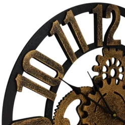 Northlight 24" Gold And Black Battery Operated Round Wall Clock With Cogs 7 Northlight 24" Gold And Black Battery Operated Round Wall Clock With Cogs -Home decor GUEST 4e5f4c85 6110 44d6 bab2 b9c286bed326