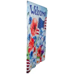 Northlight Welcome Patriotic Floral Outdoor House Flag 40" X 28" 8 Northlight Welcome Patriotic Floral Outdoor House Flag 40" X 28" -Home decor GUEST 4f382f5d 6b84 471b 8e10 0ab0860be859