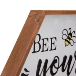 Northlight 16" Wooden Framed "Bee Yourself" Metal Sign Spring Wall Or Tabletop Decor 7 Northlight 16" Wooden Framed "Bee Yourself" Metal Sign Spring Wall Or Tabletop Decor -Home decor GUEST 4f7d62e0 9412 41c6 b38c 82f028b93108