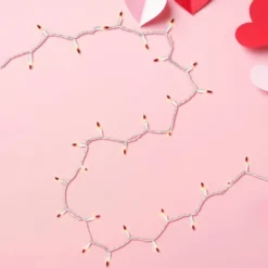 Northlight Mini Christmas Light Set - Clear With Red Tips - 10' White Wire - 50ct 10 Northlight Mini Christmas Light Set - Clear With Red Tips - 10' White Wire - 50ct -Home decor GUEST 541e8619 f805 40e0 ad08 578f9548116b