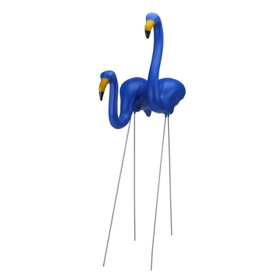 Northlight 2ct Tropical Flamingo Outdoor Garden Lawn Stakes 30" - Blue 6 Northlight 2ct Tropical Flamingo Outdoor Garden Lawn Stakes 30" - Blue - Image 4