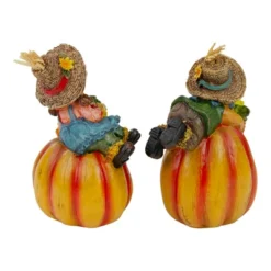 Northlight Set Of 2 Girl And Boy Scarecrows On Pumpkins Fall Figurines 6" 10 Northlight Set Of 2 Girl And Boy Scarecrows On Pumpkins Fall Figurines 6" -Home decor GUEST 5898cd09 c2d9 46d3 9937 968d06956451