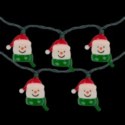 Northlight Snowman Heads With Scarves Christmas Light Set - Clear - 7.5' Green Wire - 10ct 10 Northlight Snowman Heads With Scarves Christmas Light Set - Clear - 7.5' Green Wire - 10ct -Home decor GUEST 589a943c 2b29 4128 b979 c03735372167