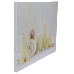 Northlight LED Lighted Candles And Orchids Spa Inspired Canvas Wall Art 15.75" 9 Northlight LED Lighted Candles And Orchids Spa Inspired Canvas Wall Art 15.75" -Home decor GUEST 58f19efc 9a55 4278 a62d 93a8d0740457