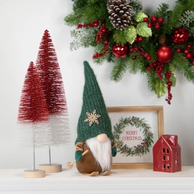 Northlight Skiing Gnome With Snowflake Knitted Hat Christmas Decoration - 12.5" 3 Northlight Skiing Gnome With Snowflake Knitted Hat Christmas Decoration - 12.5"