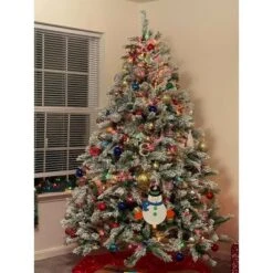 Northlight Medium Flocked Angel Pine Artificial Christmas Tree - 6' - Unlit -Home decor GUEST 5b1b7aa7 a8f0 42ba b3e0 939a326ac2f5