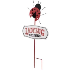 Northlight Ladybug Crossing Metal Outdoor Garden Stake - 23" 8 Northlight Ladybug Crossing Metal Outdoor Garden Stake - 23" -Home decor GUEST 5c8372da 31ca 44dc ba76 2f66864fd9b1