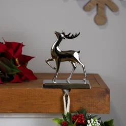 Northlight Reindeer Christmas Stocking Holder - 6" - Silver 8 Northlight Reindeer Christmas Stocking Holder - 6" - Silver -Home decor GUEST 5ce3ffce 0077 4e5d 984b c33b06a1168c