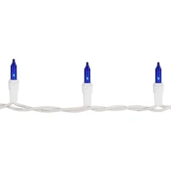 Northlight Mini Incandescent Christmas Lights - Blue - 10' White Wire - 50ct 8 Northlight Mini Incandescent Christmas Lights - Blue - 10' White Wire - 50ct -Home decor GUEST 5fd6cb38 f9a6 4123 b50d a49a5a34f064