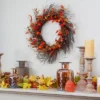 Northlight Leaves And Berries Artificial Fall Harvest Twig Wreath - 24 Inch, Unlit -Home decor GUEST 610d2ce2 4359 4bdb be18 98a3b31c3374