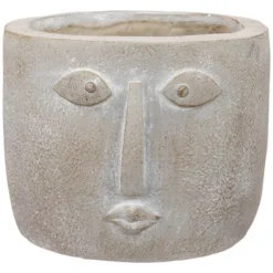 Northlight Small Face Ceramic Outdoor Garden Planter - 8.5" 11 Northlight Small Face Ceramic Outdoor Garden Planter - 8.5" -Home decor GUEST 613d752a 9d64 4790 a8c5 d8cd381c1c96
