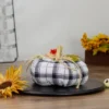 Northlight 5" Black And White Fabric Fall Harvest Tabletop Pumpkin 1 Northlight 5" Black And White Fabric Fall Harvest Tabletop Pumpkin -Home decor GUEST 65152eca 3d9e 4bfb 86ed f3dfc48ab09a