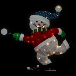 Northlight Lighted Snowman With Snowball Outdoor Christmas Decoration - 36.25" - Clear Lights -Home decor GUEST 65a71ce9 82b8 49c7 93ea 839b57fd1f4d
