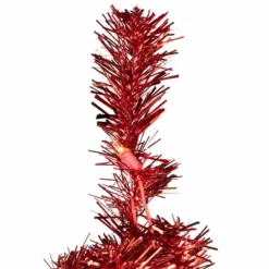 Northlight Pre-Lit Artificial Tinsel Christmas Tree - 3' - Red - Clear Lights 12 Northlight Pre-Lit Artificial Tinsel Christmas Tree - 3' - Red - Clear Lights -Home decor GUEST 65c8875c fad6 48ca ae67 7f82e6eb0c23