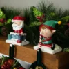 Northlight Santa And Elf Christmas Stocking Holders - 5" - Set Of 2 1 Northlight Santa And Elf Christmas Stocking Holders - 5" - Set Of 2 -Home decor GUEST 6604c0f4 8873 4584 9412 e42b676b7769