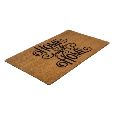 Northlight Natural Coir Rectangular "Home Sweet Home" Doormat 18" X 30" 5 Northlight Natural Coir Rectangular "Home Sweet Home" Doormat 18" X 30" - Image 3