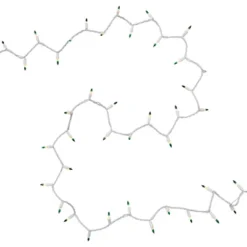 Northlight Mini Christmas Light Set - Clear With Green Tips - 20.25' White Wire - 100ct -Home decor GUEST 68787d4b ff92 4ee4 8203 b29531513c60