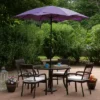 Northlight 8.85ft Outdoor Patio Lotus Umbrella With Hand Crank, Purple 1 Northlight 8.85ft Outdoor Patio Lotus Umbrella With Hand Crank, Purple -Home decor GUEST 69683511 0375 4256 bfae a94eb031f707