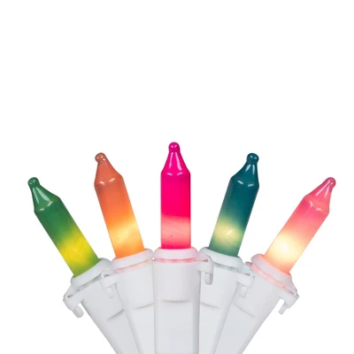Northlight Pastel Mini Christmas Light Set - Multicolor - 10' White Wire - 50ct 3 Northlight Pastel Mini Christmas Light Set - Multicolor - 10' White Wire - 50ct