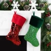 Northlight 19" Shiny Metallic Red Sequined Christmas Stocking With Velveteen Cuff -Home decor GUEST 6b3a9d7f 87ee 490f 9b4d 18d0f85f6805