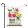 Northlight Welcome Friends Spring Bouquet Outdoor Garden Flag 12.5" X 18" 1 Northlight Welcome Friends Spring Bouquet Outdoor Garden Flag 12.5" X 18" -Home decor GUEST 6bb6709d abfa 4096 b07b 21ca42f92f4a