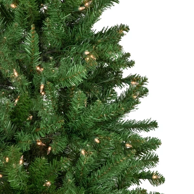 Northlight Pre-Lit Pencil White River Fir Artificial Christmas Tree - 6.5' - Clear Lights 4 Northlight Pre-Lit Pencil White River Fir Artificial Christmas Tree - 6.5' - Clear Lights - Image 2