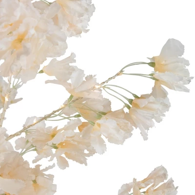 Northlight 6' LED Lighted White Floral Artificial Tree - Warm White Lights 7 Northlight 6' LED Lighted White Floral Artificial Tree - Warm White Lights - Image 5