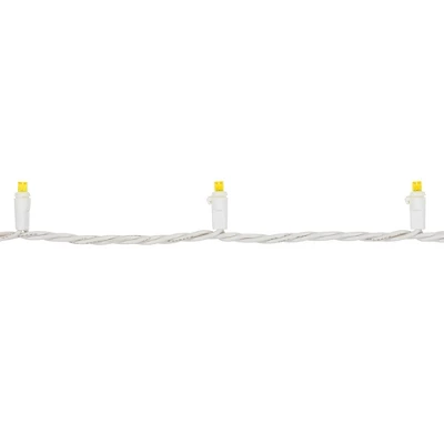 Northlight LED Wide Angle Christmas Lights - Yellow - 33' White Wire - 100 Ct 6 Northlight LED Wide Angle Christmas Lights - Yellow - 33' White Wire - 100 Ct - Image 4