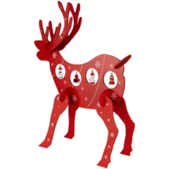 Northlight Reindeer Cut-Out Ornament Holder Christmas Decoration - 13.25" - Red And White -Home decor GUEST 6febddb3 985d 4c7f a357 cdd16b048878